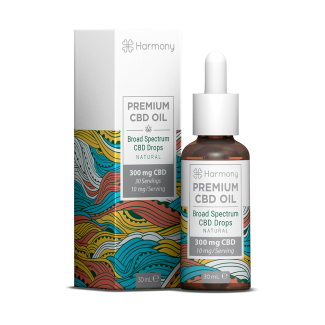 Huile de CBD 300mg HARMONY broad spectrum 30ml