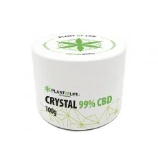 cristaux de cbd 99% pur plant of life 100 grammes