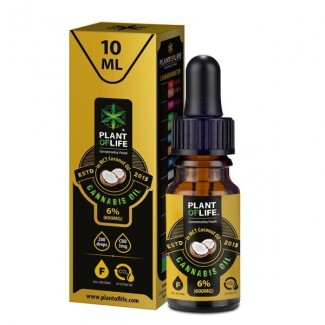 Huile full spectrum 6% de CBD coconut