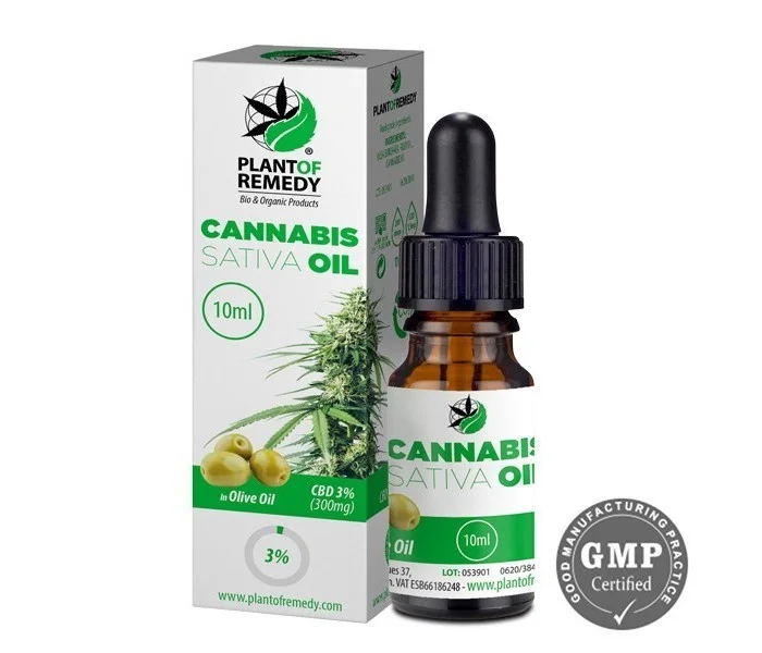 Huile de CBD 3% PLANT OF REMEDY à l'huile d'olive
