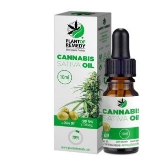 Huile de CBD 10% PLANT OF REMEDY à l'huile d'olive 10 ml