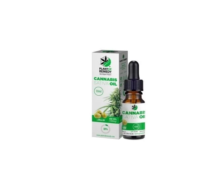 Huile de CBD 10% PLANT OF REMEDY à l'huile d'olive 10 ml