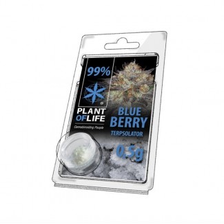 Cristaux de CBD 99% pur Blueberry 500mg