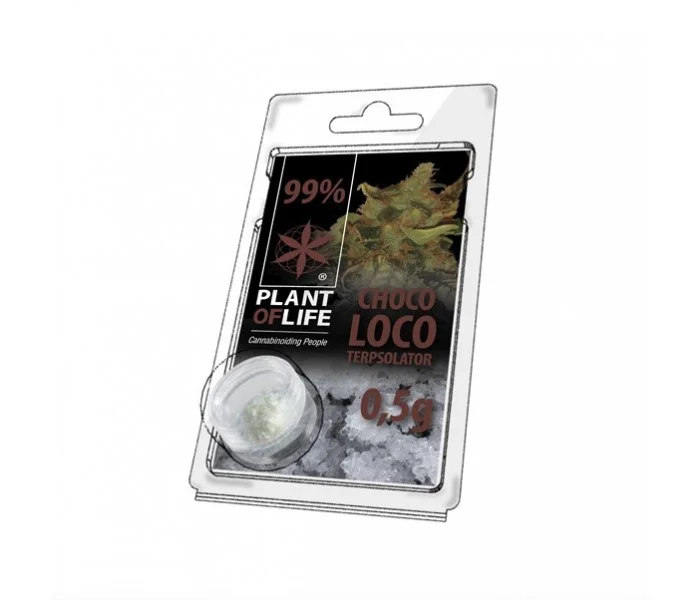 Cristaux de CBD 99% pur Chocoloco 500mg