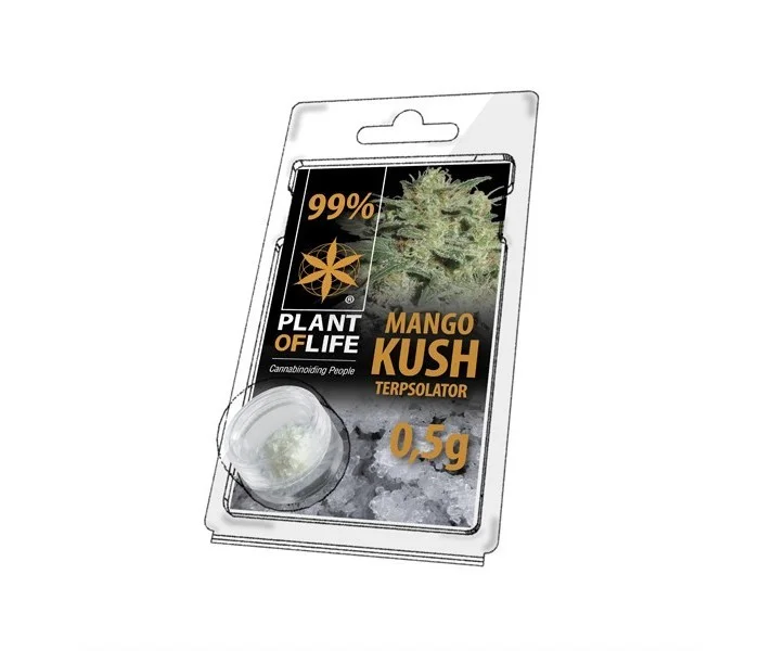 Cristaux de CBD 99% pur Mango Kush 500mg