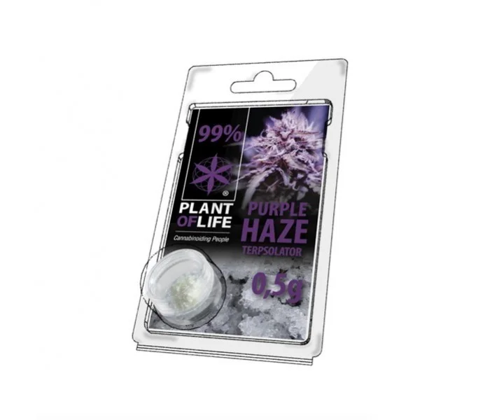 Cristaux de CBD 99% pur Purple Haze 500mg