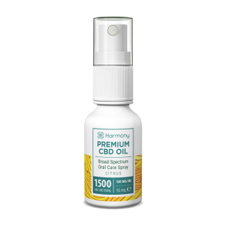 Huile de cannabidiol (CBD) en spray 1500 mg saveur citron