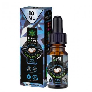 Huile full spectrum de CBD 15% coconut Plant of Life 10ml