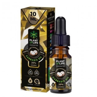 Huile full spectrum de CBD 20% coconut Plant of Life 10ml