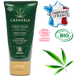 CHANVRIA soin pour les mains huile de chanvre bio (fabriqué en france)