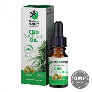 Huile de CBD 20% PLANT OF REMEDY à l'huile d'olive 10 ml