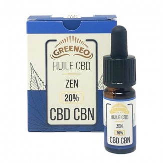 Huile ZEN à 20% de CBD + CBN de la marque GREENEO