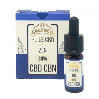 Huile ZEN à 30% de CBD + CBN de la marque GREENEO