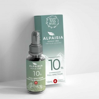 huile de cbd 10% full spectrum alpaisia