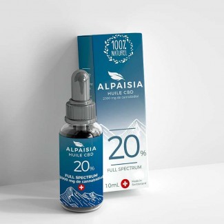 huile de cbd full spectrum alpaisia 20% spectre complet - cannabidiol