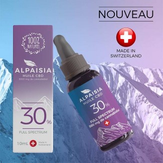 huile de cbd full spectrum alpaisia 30% spectre complet - cannabidiol 3000mg