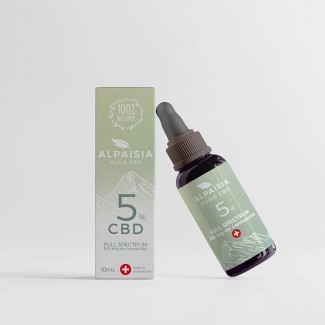 huile de cbd full spectrum alpaisia 5% spectre complet