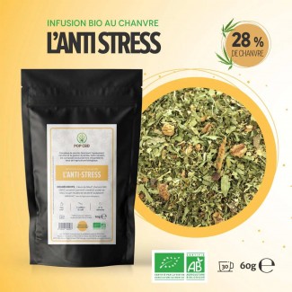 infusion au chanvre Anti Stress de la marque POP CBD