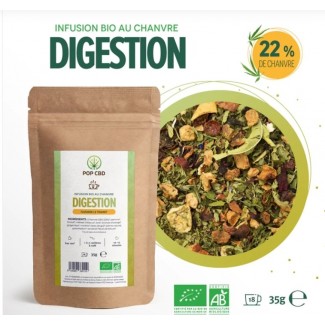 Infusion au chanvre BIO DIGESTION de la marque POP CBD