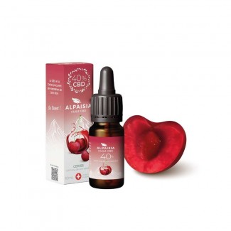 huile de cbd 40% alpaisia broad spectrum parfum cerise