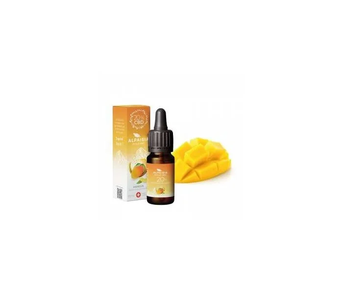 huile de cbd 20% alpaisia broad spectrum parfum mangue