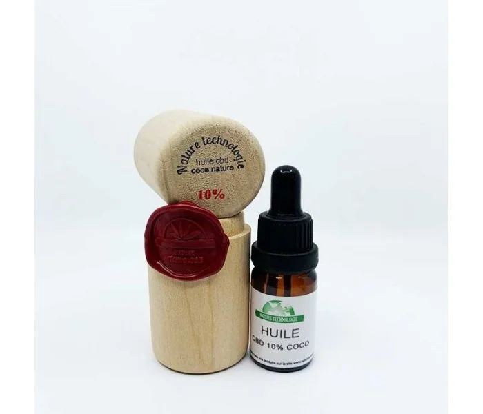 Huile de CBD 10% coco Full Spectrum Nature Technologie