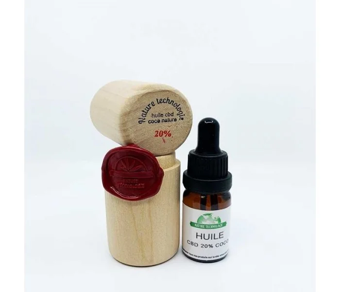 Huile de CBD 20% coco Full Spectrum Nature Technologie