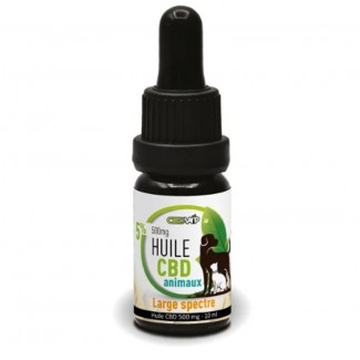 Huile de CBD 5% pour animaux Large Spectre CBDVAP