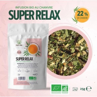 BIO SUPER RELAX POP CBD Infusion Chanvre