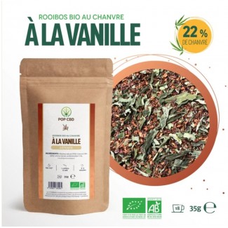 Infusion Chanvre ROOIBOS à la Vanille POP CBD détente