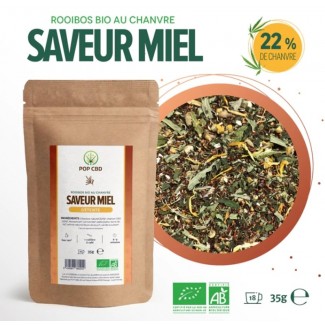 Infusion détente au Chanvre ROOIBOS au miel POP CBD