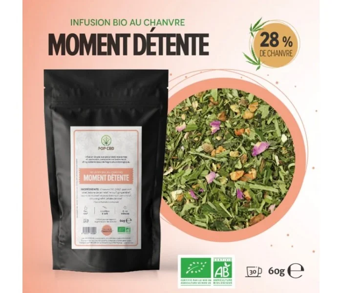 Infusion Bio MOMENT DETENTE POP CBD au chanvre