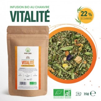 Découvrez l'infusion au chanvre VITALITE POP CBD