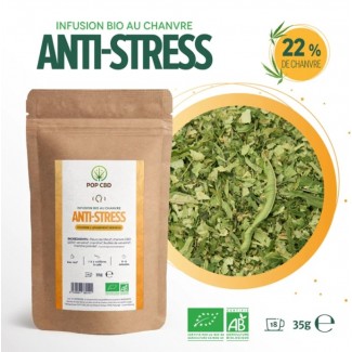 INFUSION ANTI-STRESS AU CHANVRE marque pop CBD