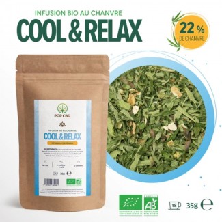 POP CBD infusion COOL&RELAX chanvre CBD