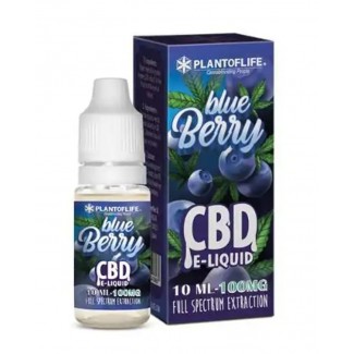 E-liquide BLUEBERRY 100mg de CBD - Plant of life