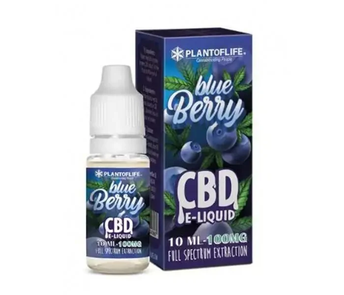 E-liquide BLUEBERRY 100mg de CBD - Plant of life