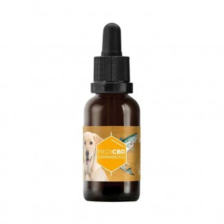 Huile 10% de CBD pour chien arôme saumon Multitrance