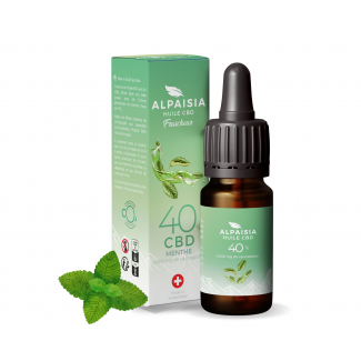 Huile de CBD 40% ALPAISIA Menthe spectre large