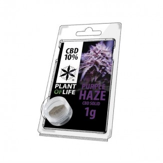 CBD solide 10% PURPLE HAZE 1g (résine) Plant of Life
