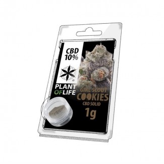 CBD solide 10% GIRL SCOUT COOKIES 1g (résine) Plant of Life