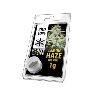 CBD solide 10% LEMON HAZE 1g (résine, pollen, hash) Plant of Life