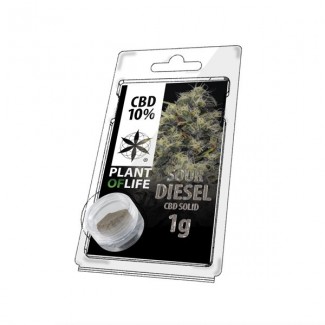 CBD solide 10% SOUR DIESEL 1g (résine) Plant of Life
