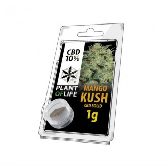 CBD solide 10% MANGO KUSH 1g (résine, pollen) Plant of Life