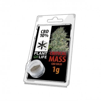 CBD solide 10% CRITICAL MASS 1g (résine, pollen) Plant of Life