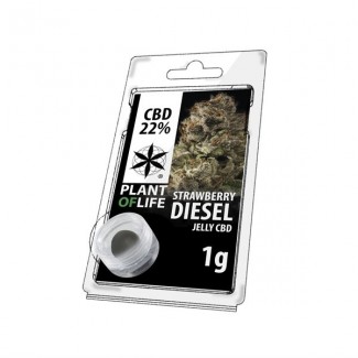 CBD solide 22% STRAWBERRY DIESEL 1g (résine jelly)