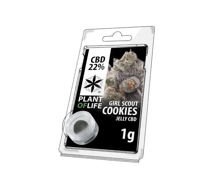 JELLY AU CBD 22% GIRL SCOUT COOKIES 1g résine plant of life