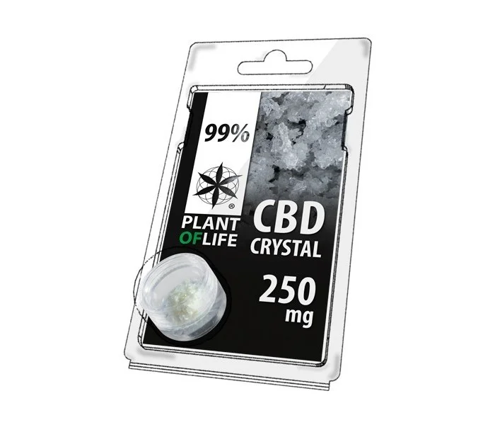 pur cristaux de CBD 99% Plant of Life 250mg