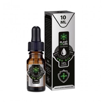 Huile de CBD 10% full spectrum de chez plant of life