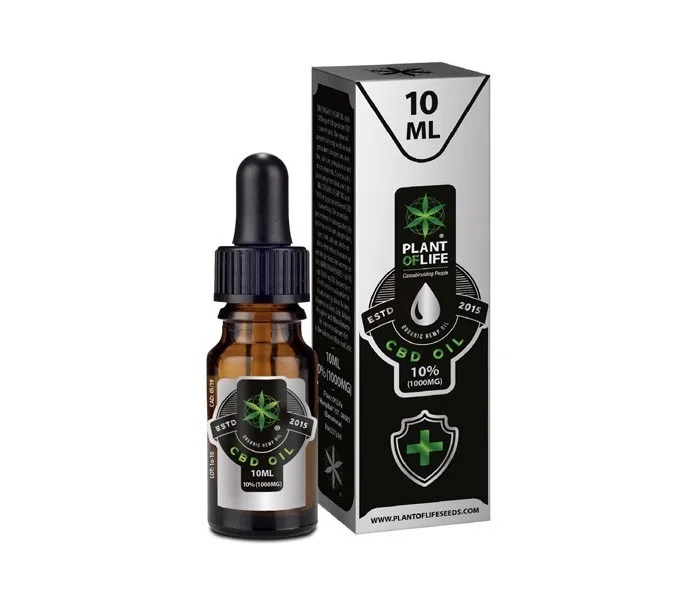 Huile de CBD 10% full spectrum de chez plant of life